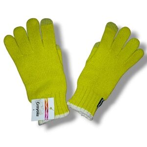 NWT Crayola x Kohl's Wpmen's Highlighter Green Gloves